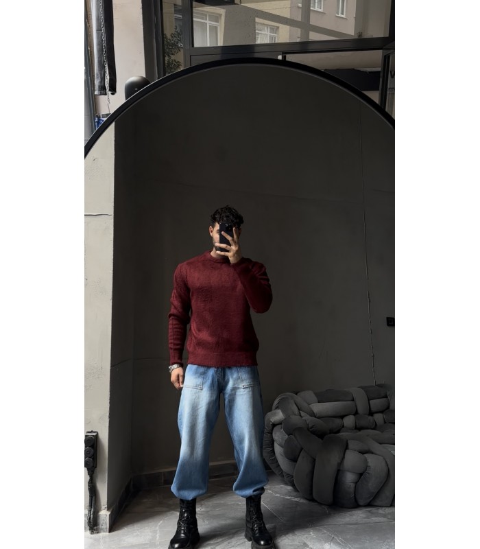 BİSİKLET YAKA OVERSİZE YENİ SEZON PELUŞ