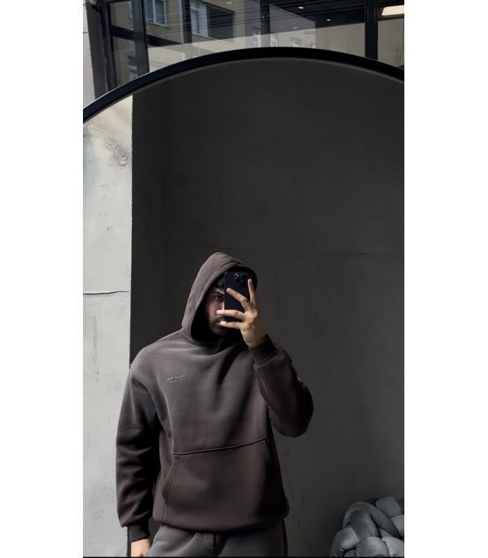 OVERSİZE SPREY DESEN DETAYLI EŞOFMAN TAKIM