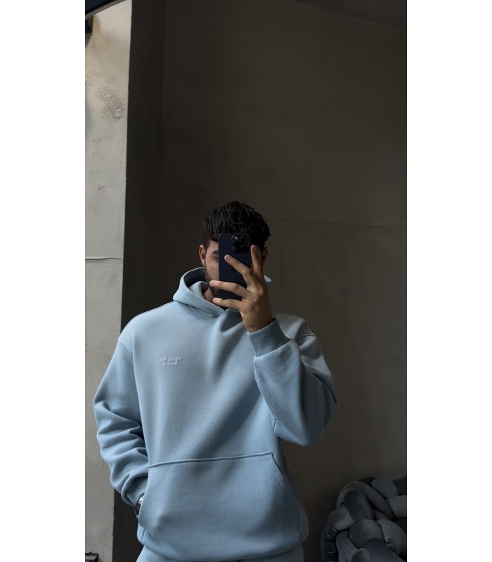 OVERSİZE SPREY DESEN DETAYLI EŞOFMAN TAKIM