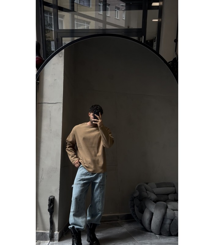 OVERRSİZE UZUN KOL SWEATSHİRT