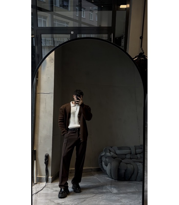 OVERSİZE ÖZEL DÜĞME DETAYLI HIRKA