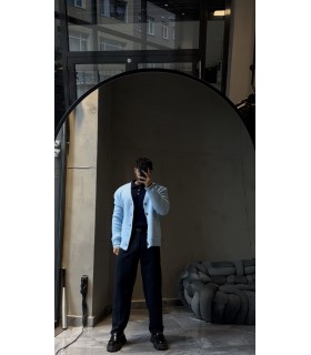 OVERSİZE ÖZEL DÜĞME DETAYLI HIRKA