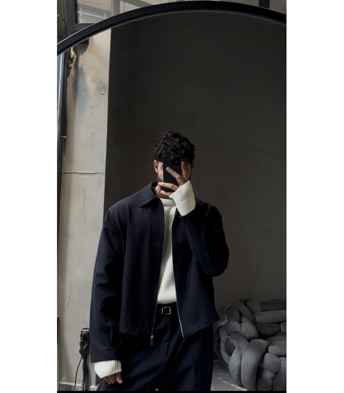 YENİ SEZON ÖN FERMUAR DETAYLI ÖZEL KUMAŞ TAKIM