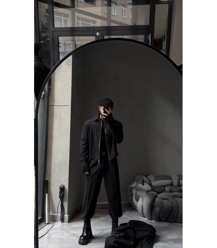 YENİ SEZON ÖN FERMUAR DETAYLI ÖZEL KUMAŞ TAKIM