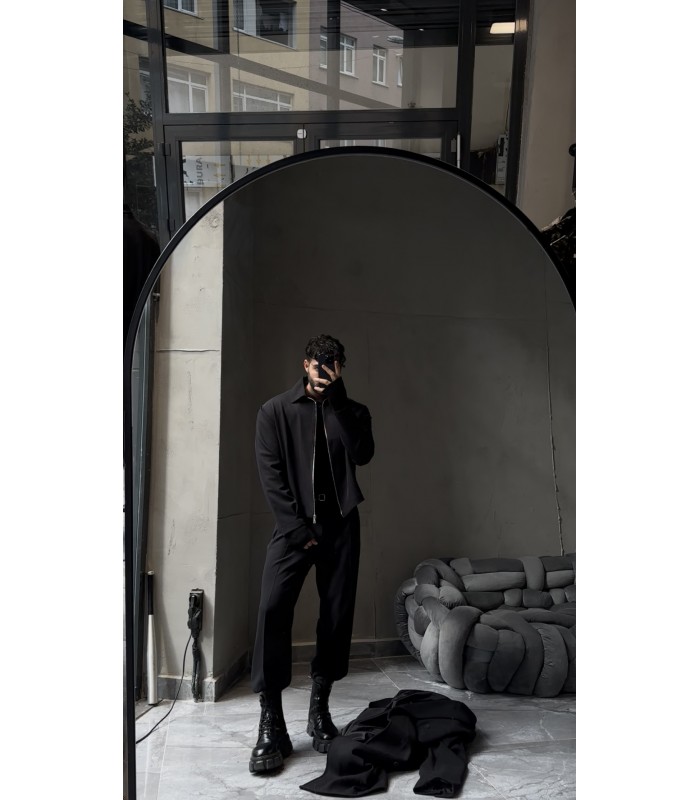 YENİ SEZON ÖN FERMUAR DETAYLI ÖZEL KUMAŞ TAKIM