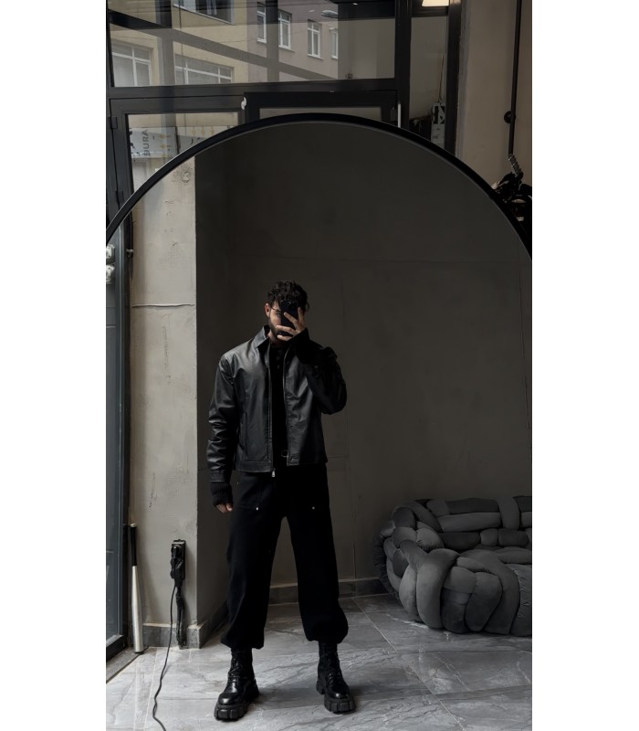 OVERSİZE YENİ SEZON DERİ CEKET