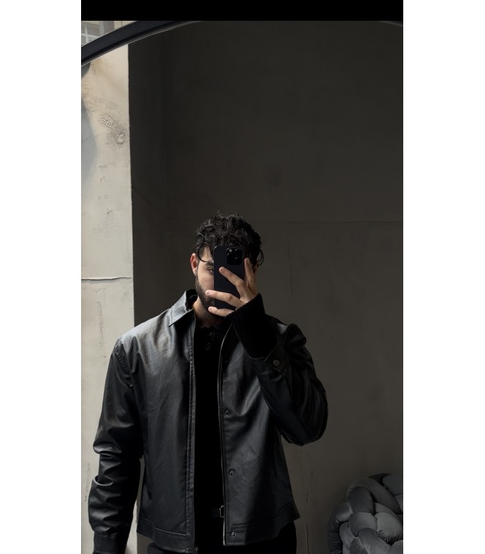 OVERSİZE YENİ SEZON DERİ CEKET