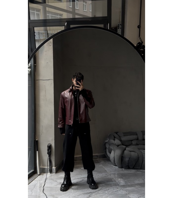 OVERSİZE YENİ SEZON DERİ CEKET