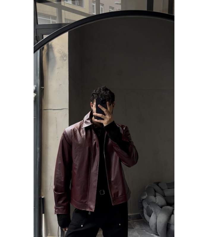 OVERSİZE YENİ SEZON DERİ CEKET