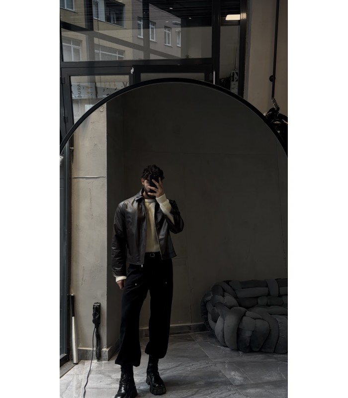 OVERSİZE YENİ SEZON DERİ CEKET