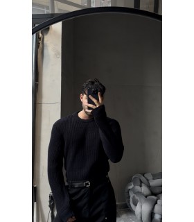 BİSİKLET MODEL ÖRME KAZAK