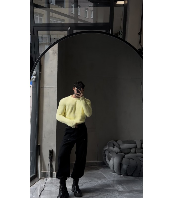 BİSİKLET MODEL ÖRME KAZAK