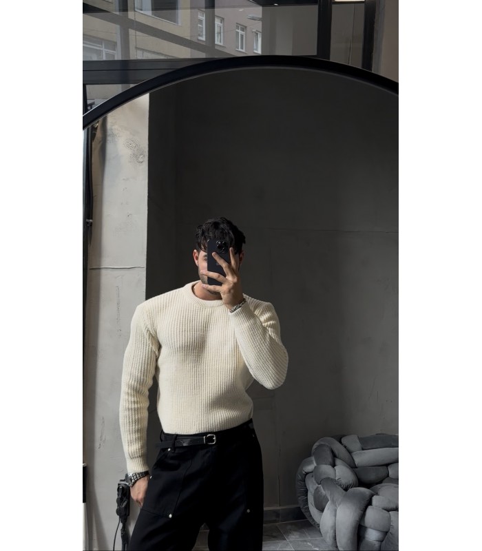 BİSİKLET MODEL ÖRME KAZAK