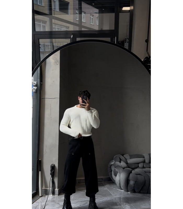 BİSİKLET MODEL ÖRME KAZAK