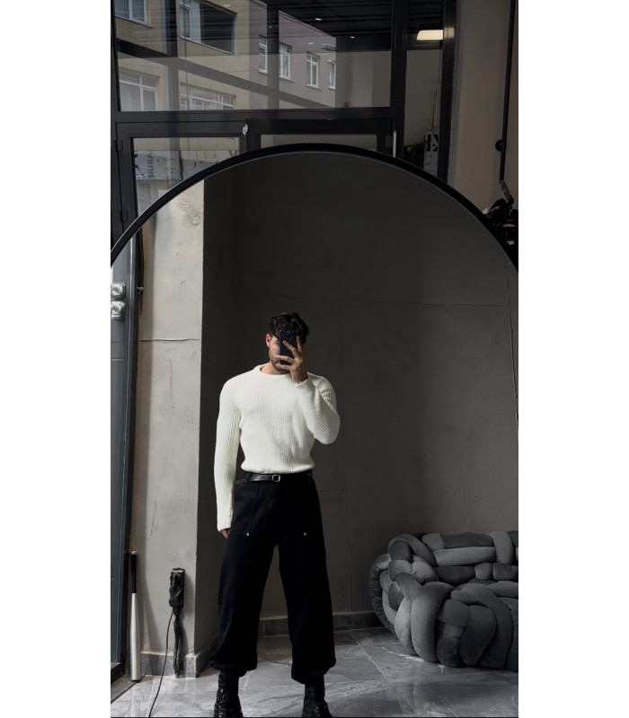 BİSİKLET MODEL ÖRME KAZAK