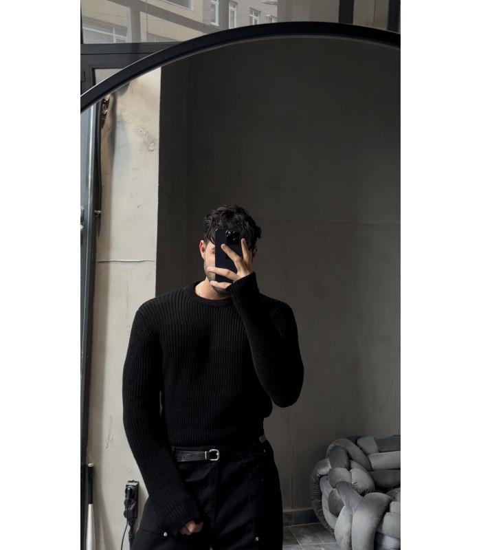 BİSİKLET MODEL ÖRME KAZAK