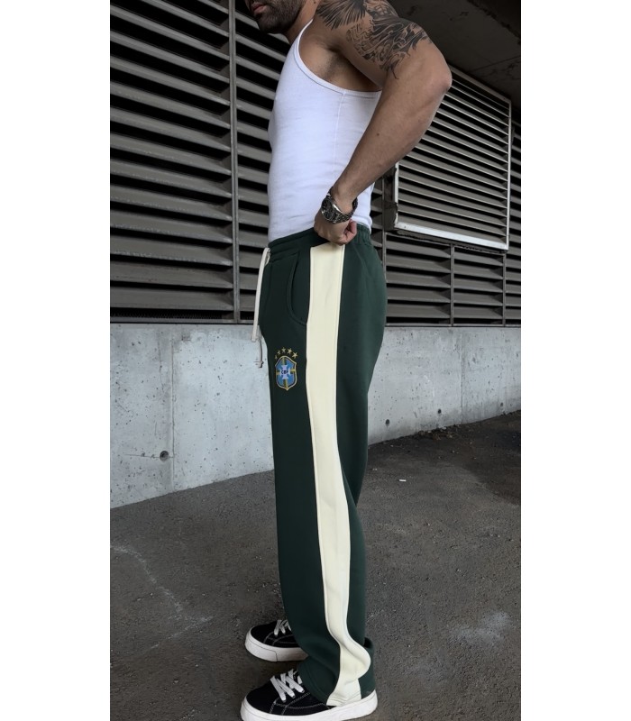 YANDAN BÜYÜK ŞERİT DETAYLI EŞOFMAN