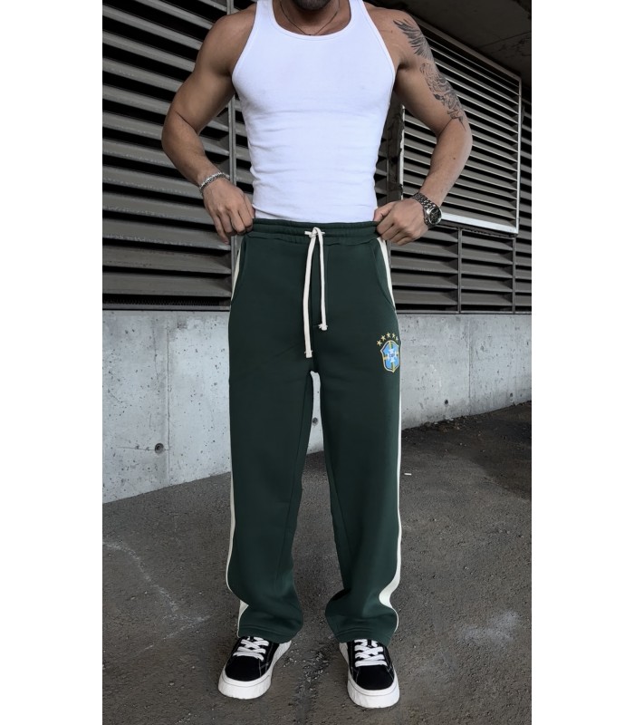 YANDAN BÜYÜK ŞERİT DETAYLI EŞOFMAN