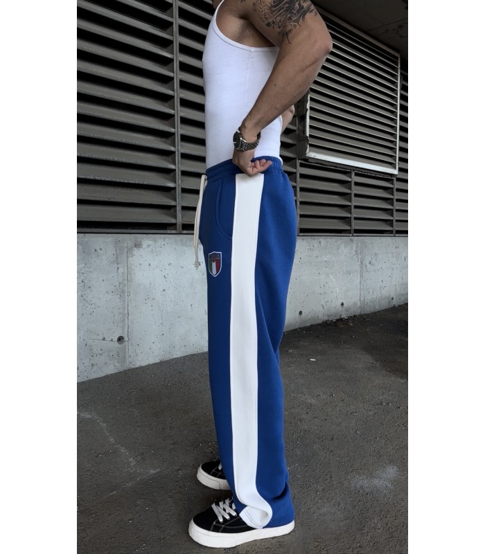 YANDAN BÜYÜK ŞERİT DETAYLI EŞOFMAN