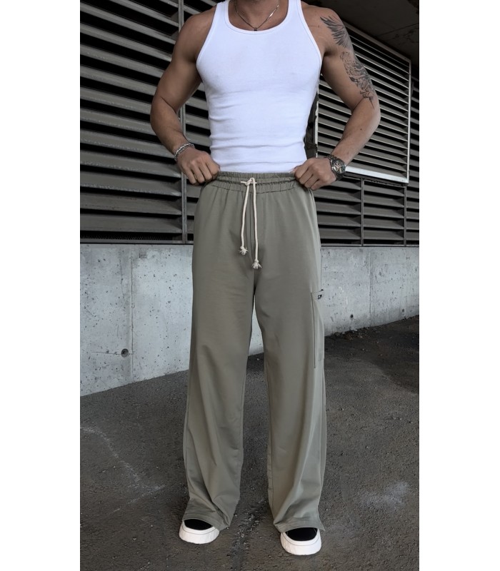 BAGGY PACA YIRTMAÇ DETAYLI EŞOFMAN