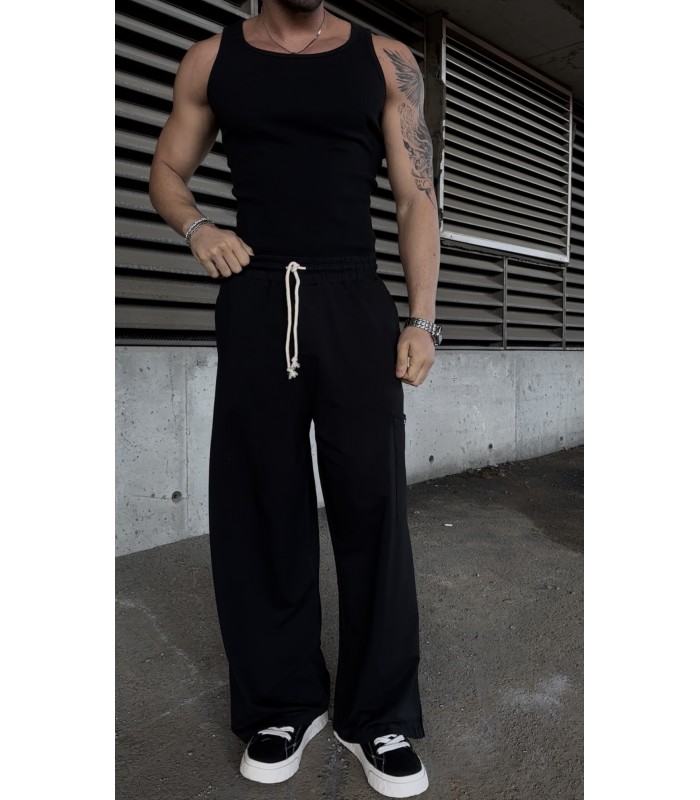 BAGGY PACA YIRTMAÇ DETAYLI EŞOFMAN