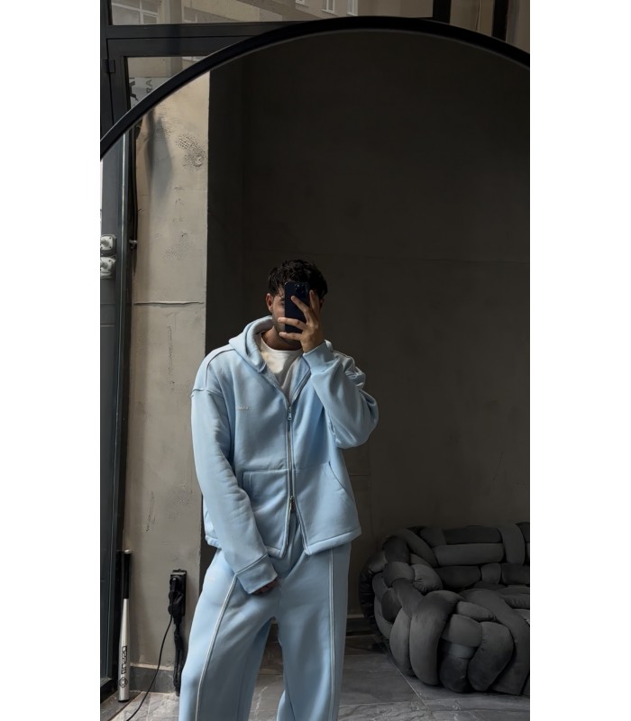 OVERSİZE ÖN ÇİZGİ DETAYLI EŞOFMAN TAKIM