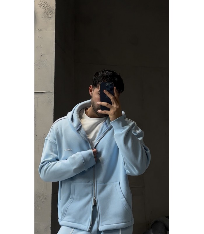 OVERSİZE ÖN ÇİZGİ DETAYLI EŞOFMAN TAKIM