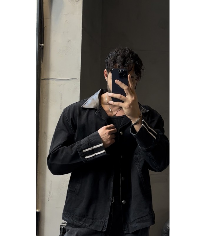 KOL DETAYLI OVERSİZE GÖMLEK