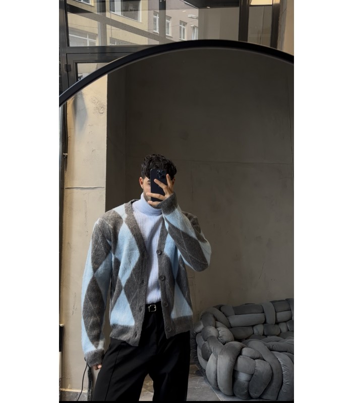 OVERSİZE YAKA ÖZEL KESİM DETAYLI HIRKA