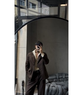 OVERSİZE ÖZEL KESİM KISA KAŞE KABAN