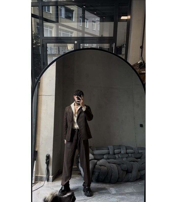 OVERSİZE ÖZEL KESİM KISA KAŞE KABAN