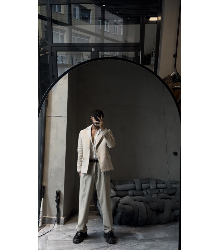 OVERSİZE ÖZEL KESİM KISA KAŞE KABAN