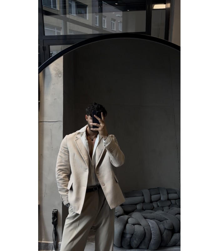 OVERSİZE ÖZEL KESİM KISA KAŞE KABAN