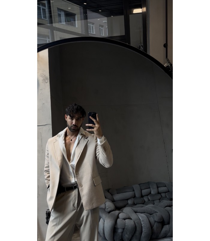 OVERSİZE ÖZEL KESİM KISA KAŞE KABAN