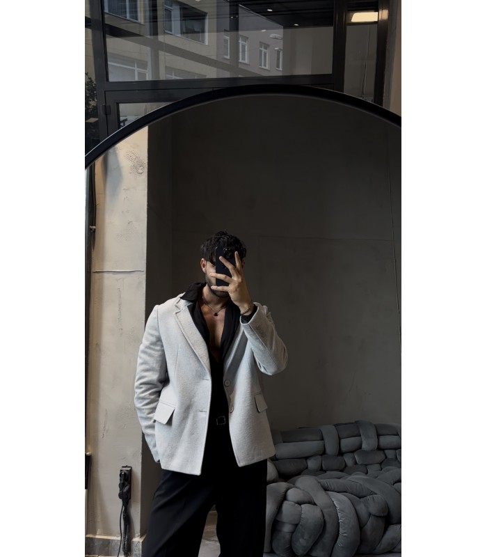 OVERSİZE ÖZEL KESİM KISA KAŞE KABAN