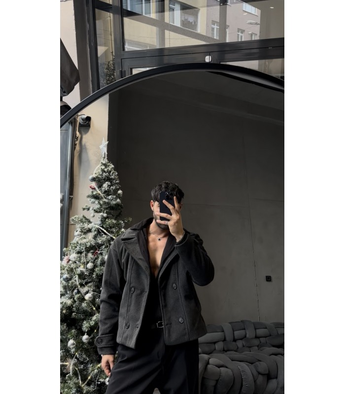 CROP KESİM OVERSİZE CEKET