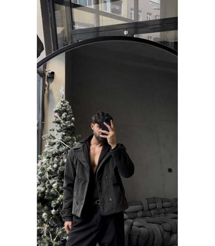 CROP KESİM OVERSİZE CEKET