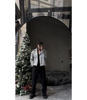 CROP KESİM OVERSİZE CEKET