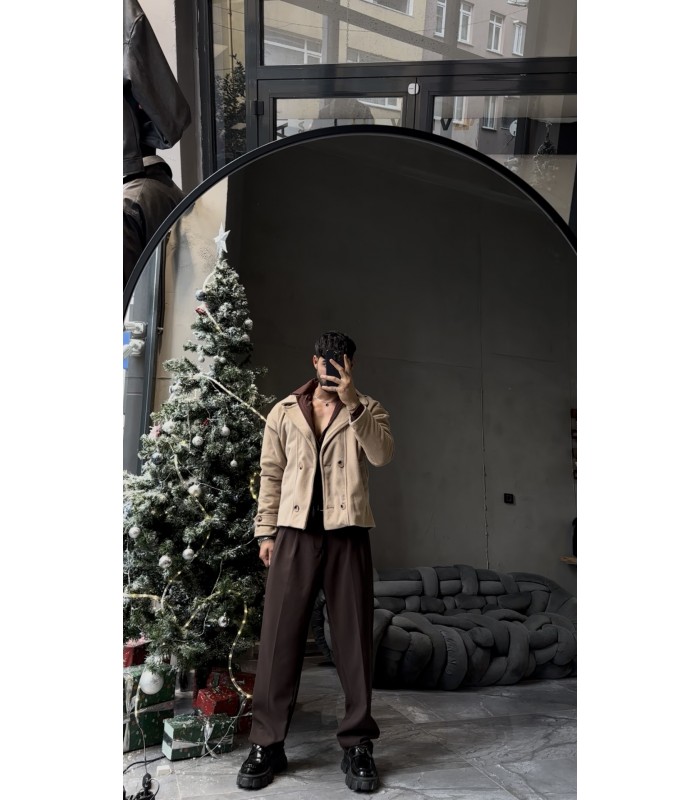 CROP KESİM OVERSİZE CEKET