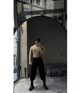 ZANE FERMUAR DETAYLI OVERSİZE KAZAK