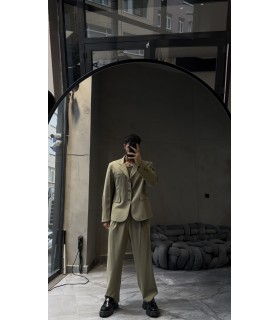 GABRİEL OVERSİZE ÖZEL KUMAŞ TAKIM