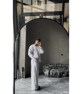 ÖZEL TASARIM YANDAN FERMUAR DETAYLI EŞOFMAN TAKIM