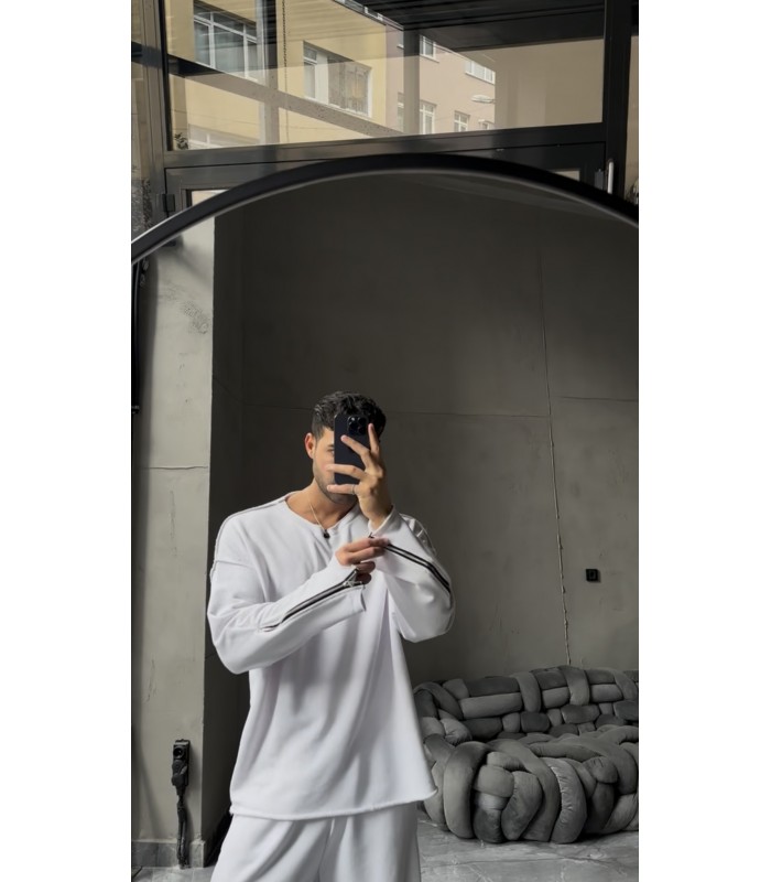 ÖZEL TASARIM YANDAN FERMUAR DETAYLI EŞOFMAN TAKIM