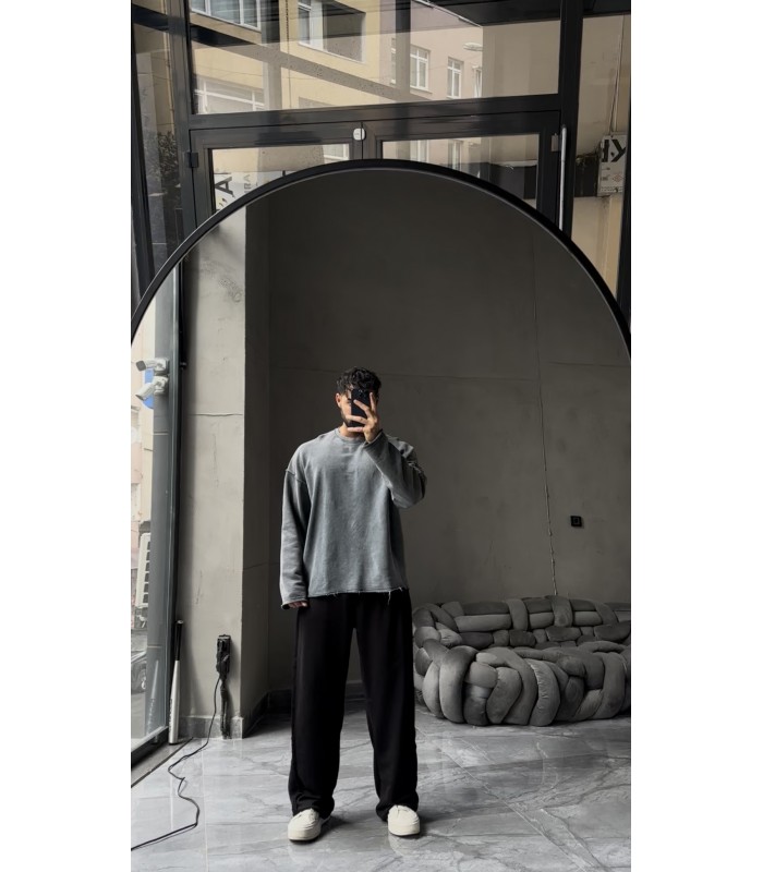 YIKAMA KUMAŞ OVERSİZE SWEATSHIRT