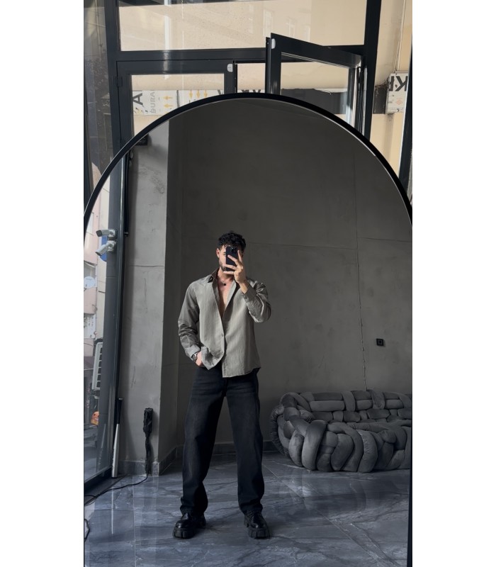 OVERSİZE TENSEL KUMAŞ  YENİ SEZON GÖMLEK