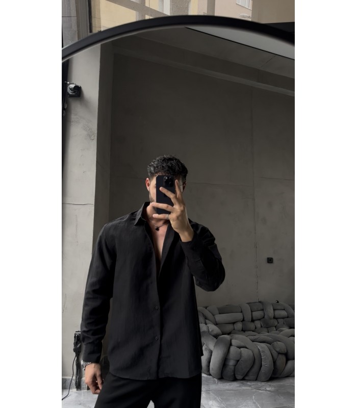 OVERSİZE TENSEL KUMAŞ  YENİ SEZON GÖMLEK