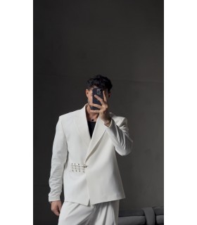 ÖZEL TASARIM OVERSİZE YANDAN KANCA DETAYLI TAKIM