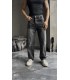 BAGGY YENİ SEZON ŞERİT DETAYLI JEAN PANTALON