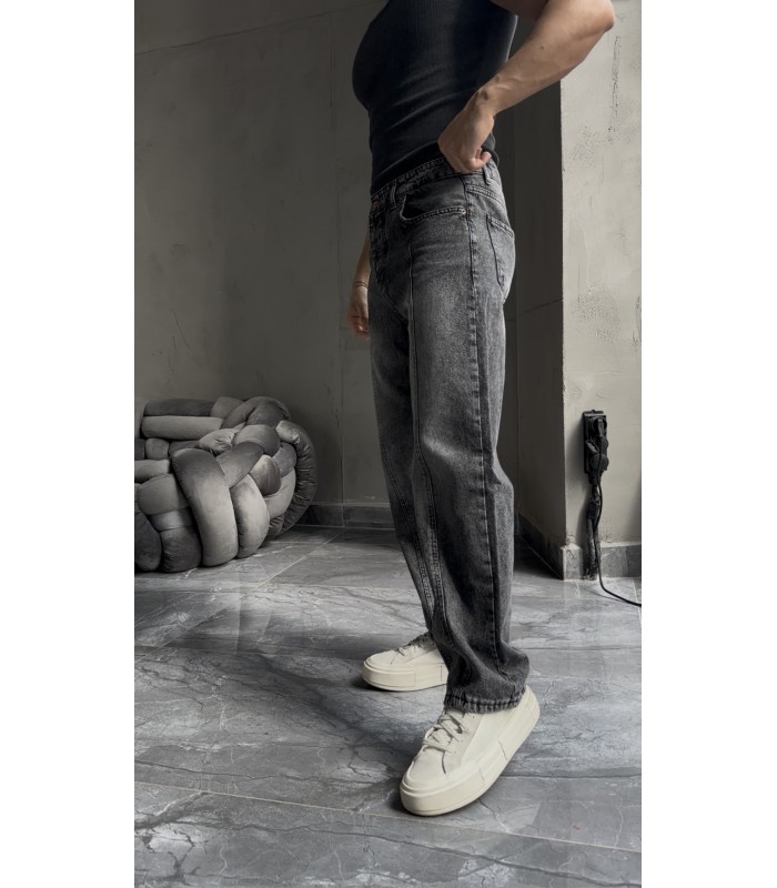 BAGGY YENİ SEZON ŞERİT DETAYLI JEAN PANTALON