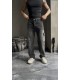 BAGGY YENİ SEZON YANDAN CEP DETAYLI JEAN PANTALON